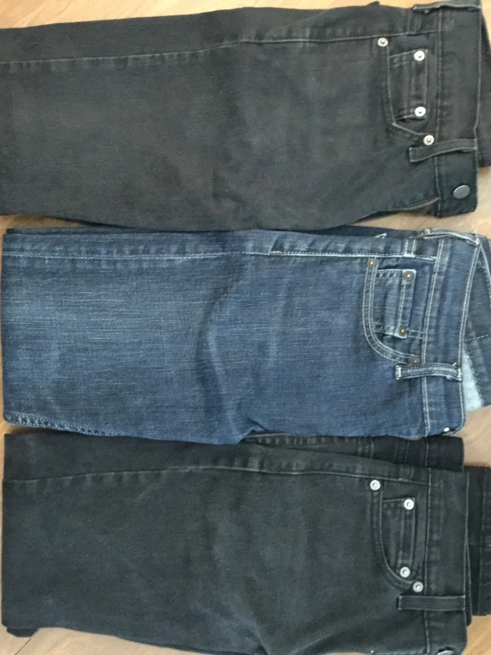 Levi's 510 Skinny Jeans 29x32 2 Black 1 Blue